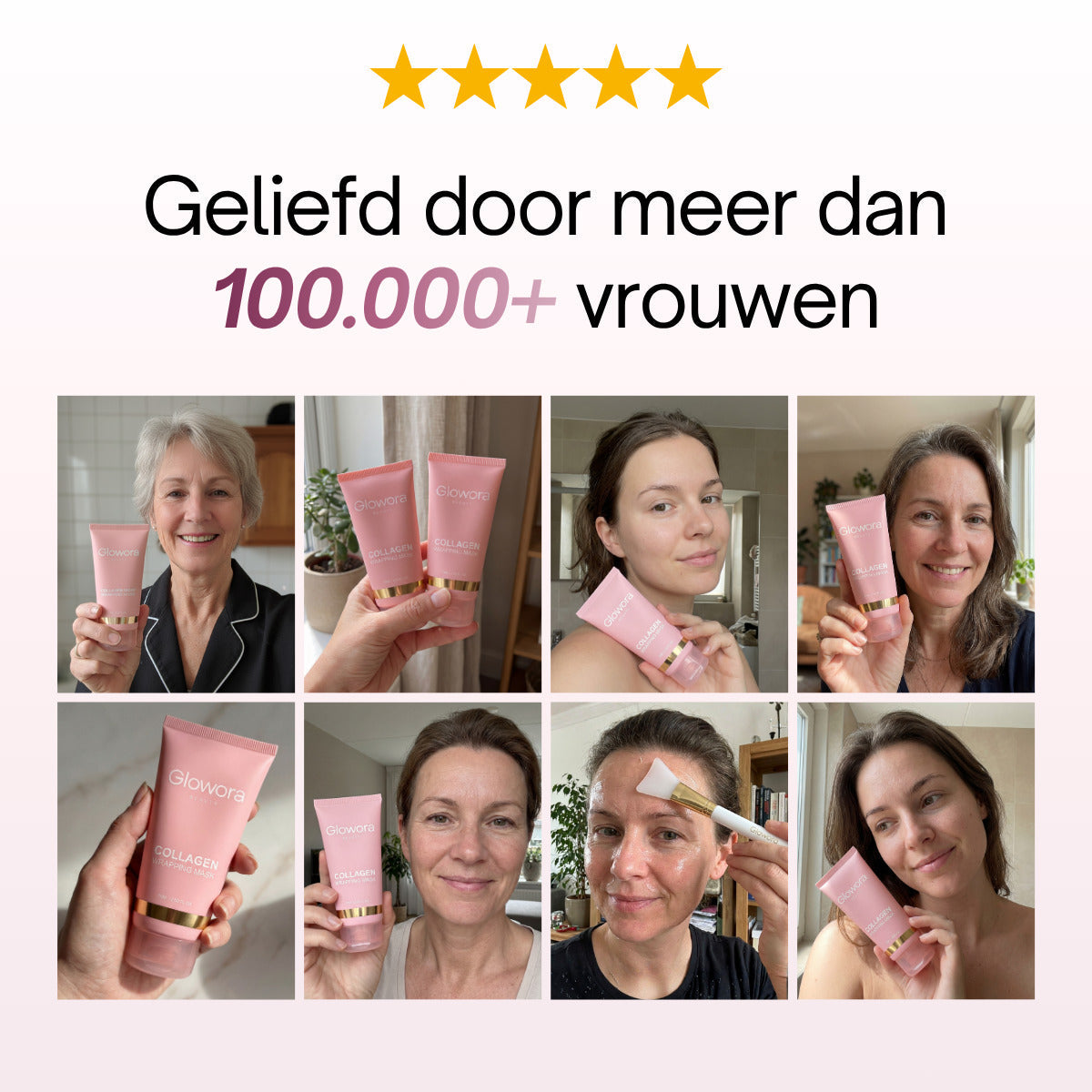Slappe Hals Bio-Collageen Masker