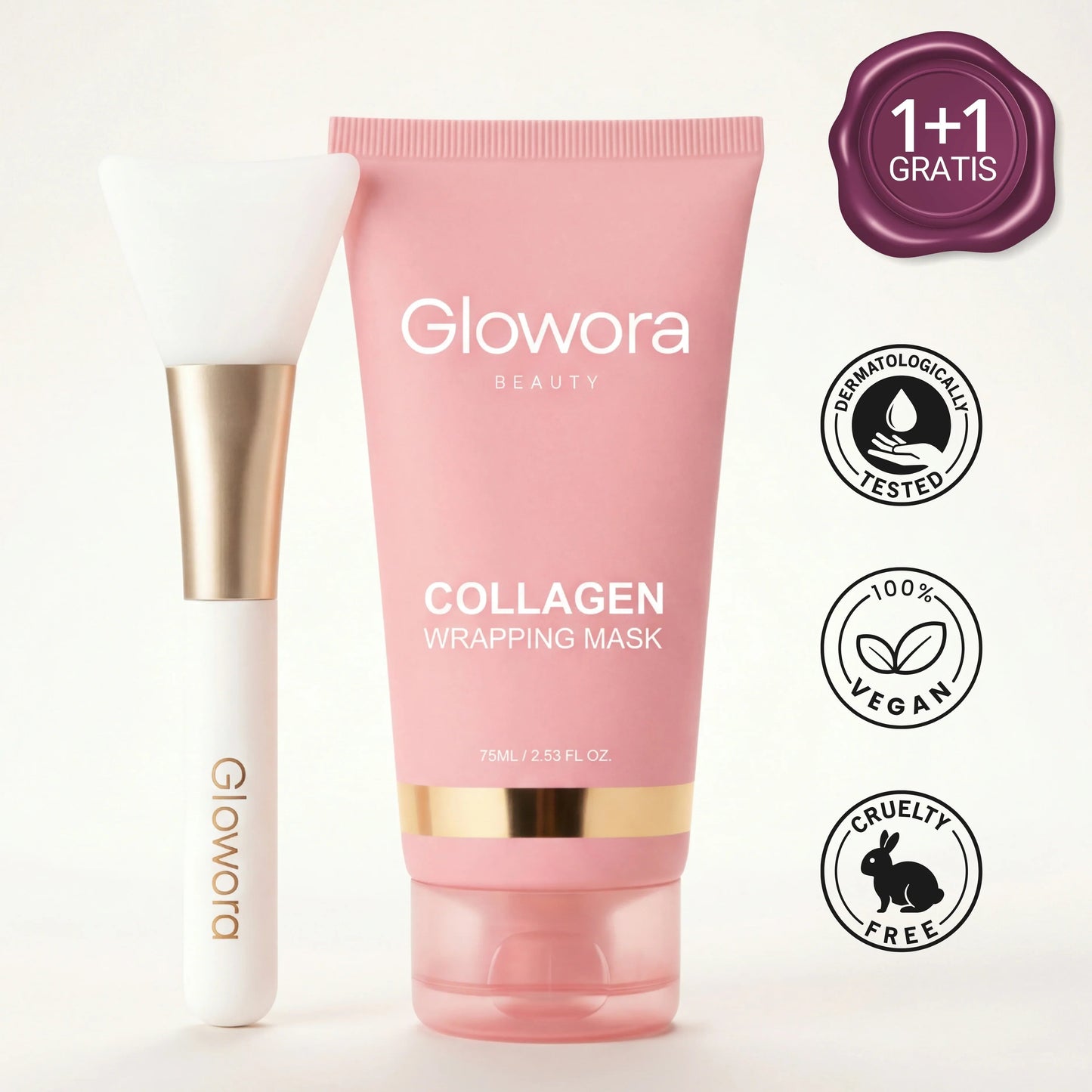 Slappe Hals Bio-Collageen Masker